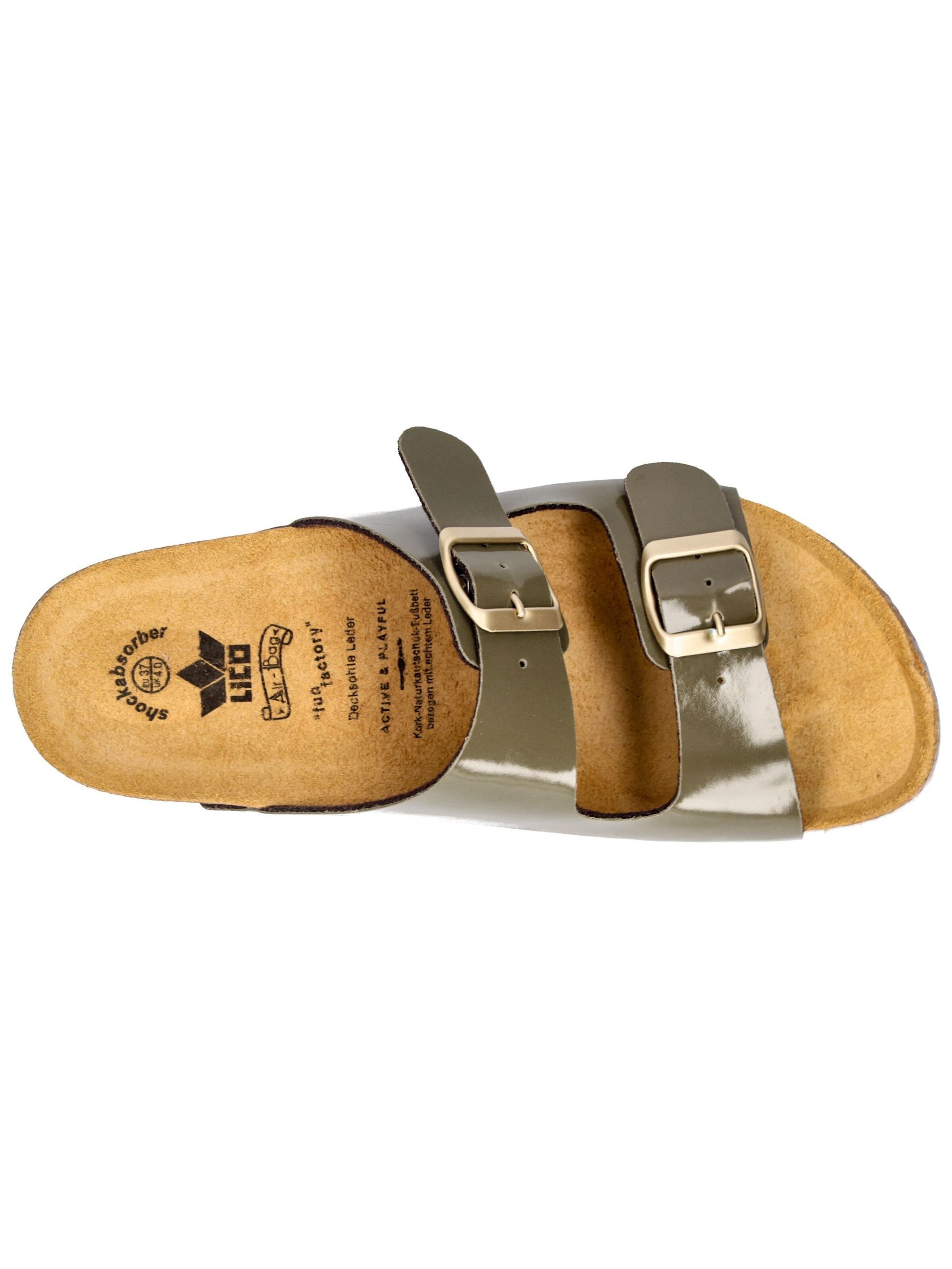 LICO Pantolette 'Bioline Platino' in Grün