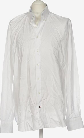 Tommy Hilfiger Tailored Button Up Shirt in XL in White: front