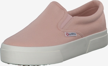 SUPERGA Instappers '2740 Platform Slip On S7122RW' in Roze: voorkant