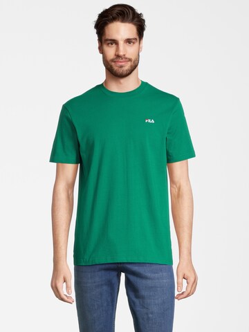 Tricou 'BERLOZ' de la FILA pe verde: față