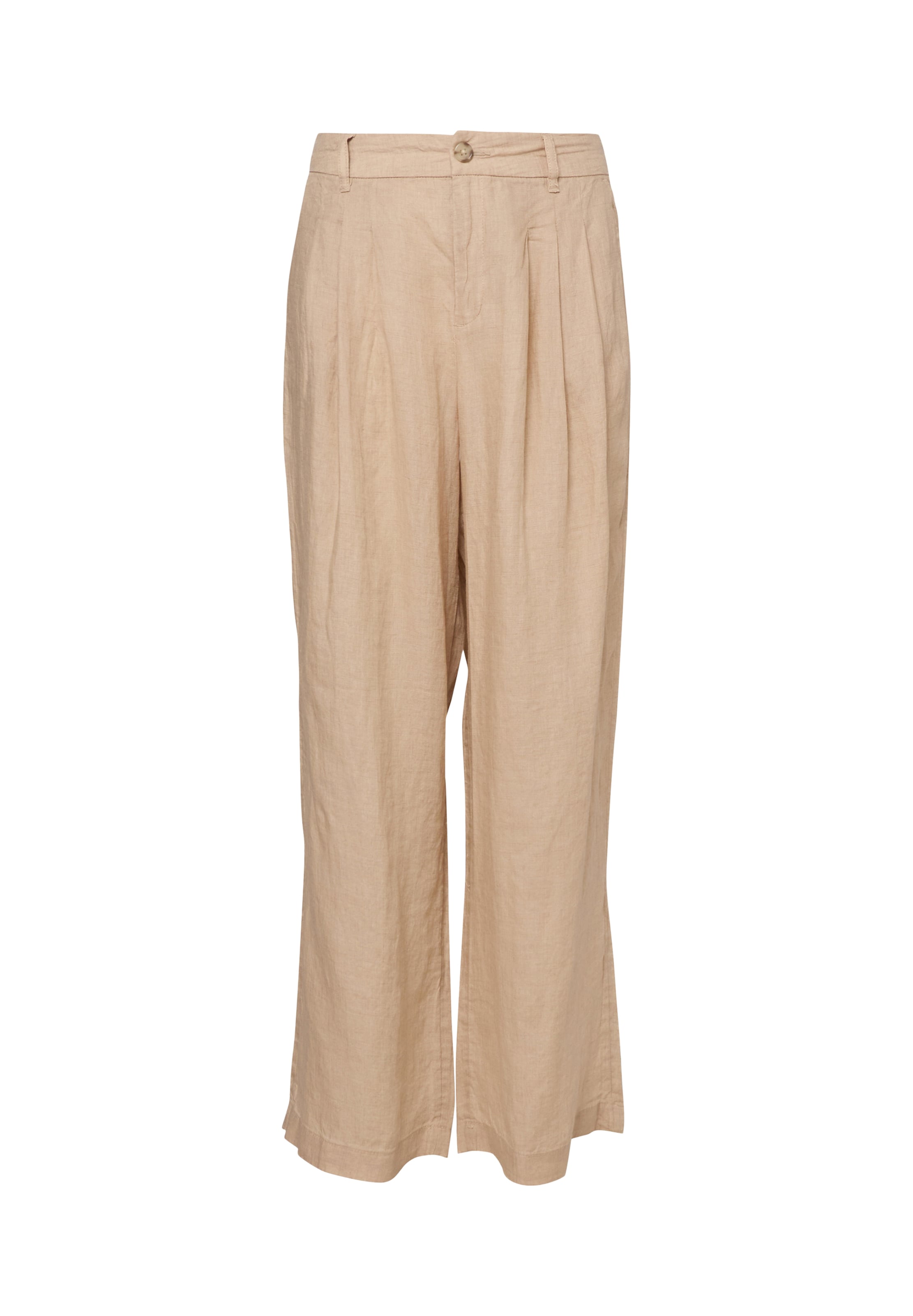 s.Oliver Pantalon à pince en 32/Normale en beige, Vue avec produit