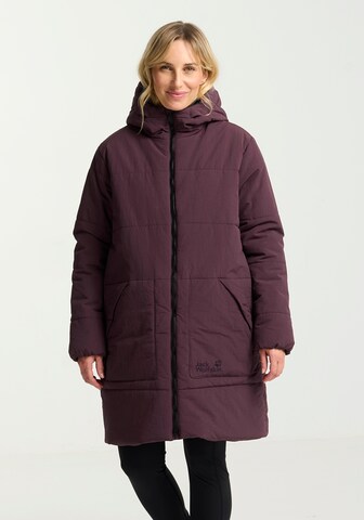 JACK WOLFSKIN Raincoat in Purple: front