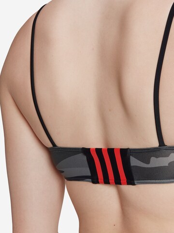 ADIDAS SPORTSWEAR Bustier Sport bikini 'Thebe Magugu' - fekete