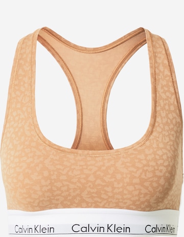 Bustier Soutien-gorge Calvin Klein Underwear en jaune : devant