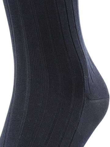 FALKE Knee High Socks 'Milano' in Blue