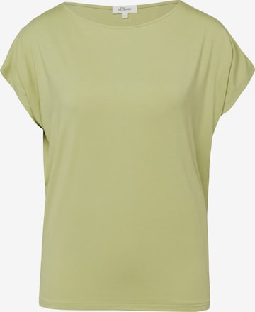 T-shirt s.Oliver en vert : devant