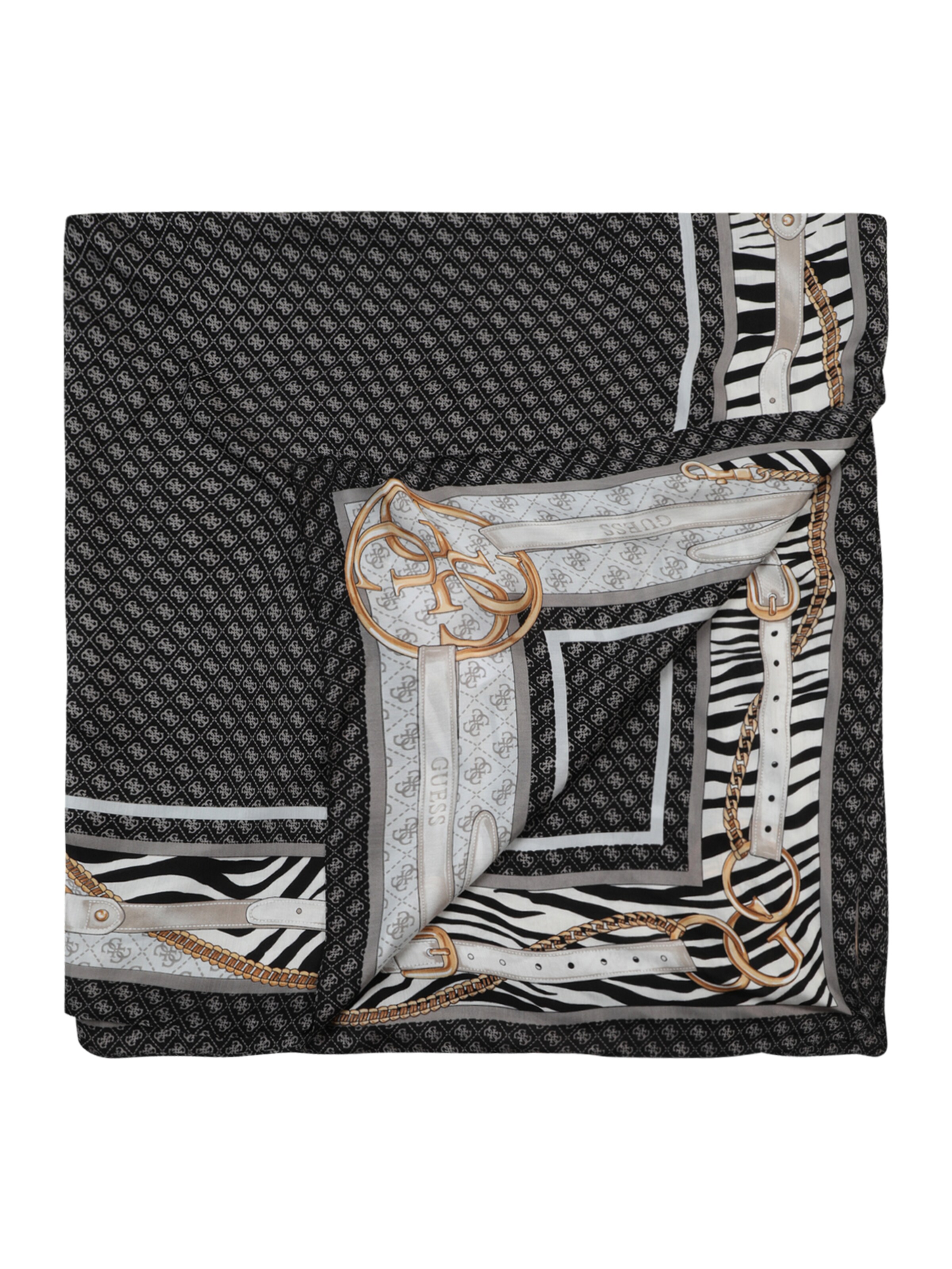 GUESS Šátek 'Zamira' – černá: přední strana