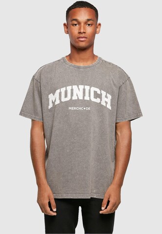 T-Shirt 'Munich' Merchcode en gris : devant