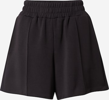 Wide leg Pantaloni sport 'Jacey' de la Athlecia pe negru: față