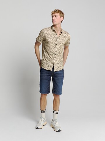 No Excess Regular fit Overhemd in Beige
