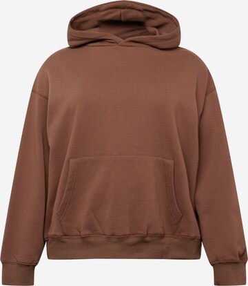Cotton On Curve Sweatshirt i brun: framsida