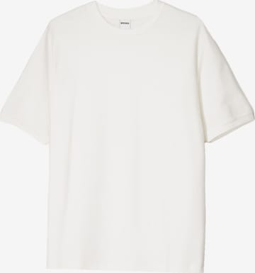 Bershka T-Shirt in Weiß: Vorderseite