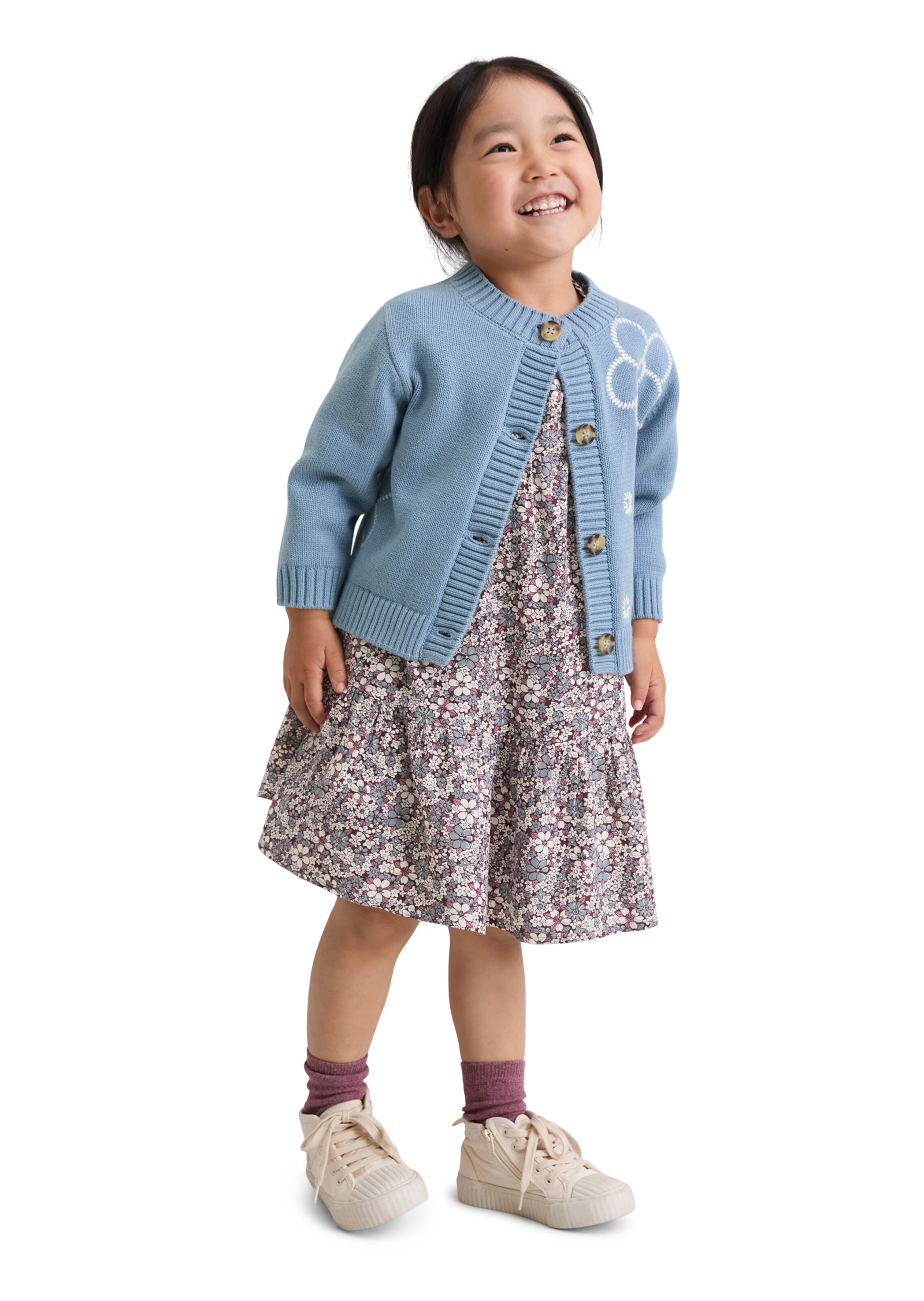 Cardigan Marc O'Polo en bleu : devant