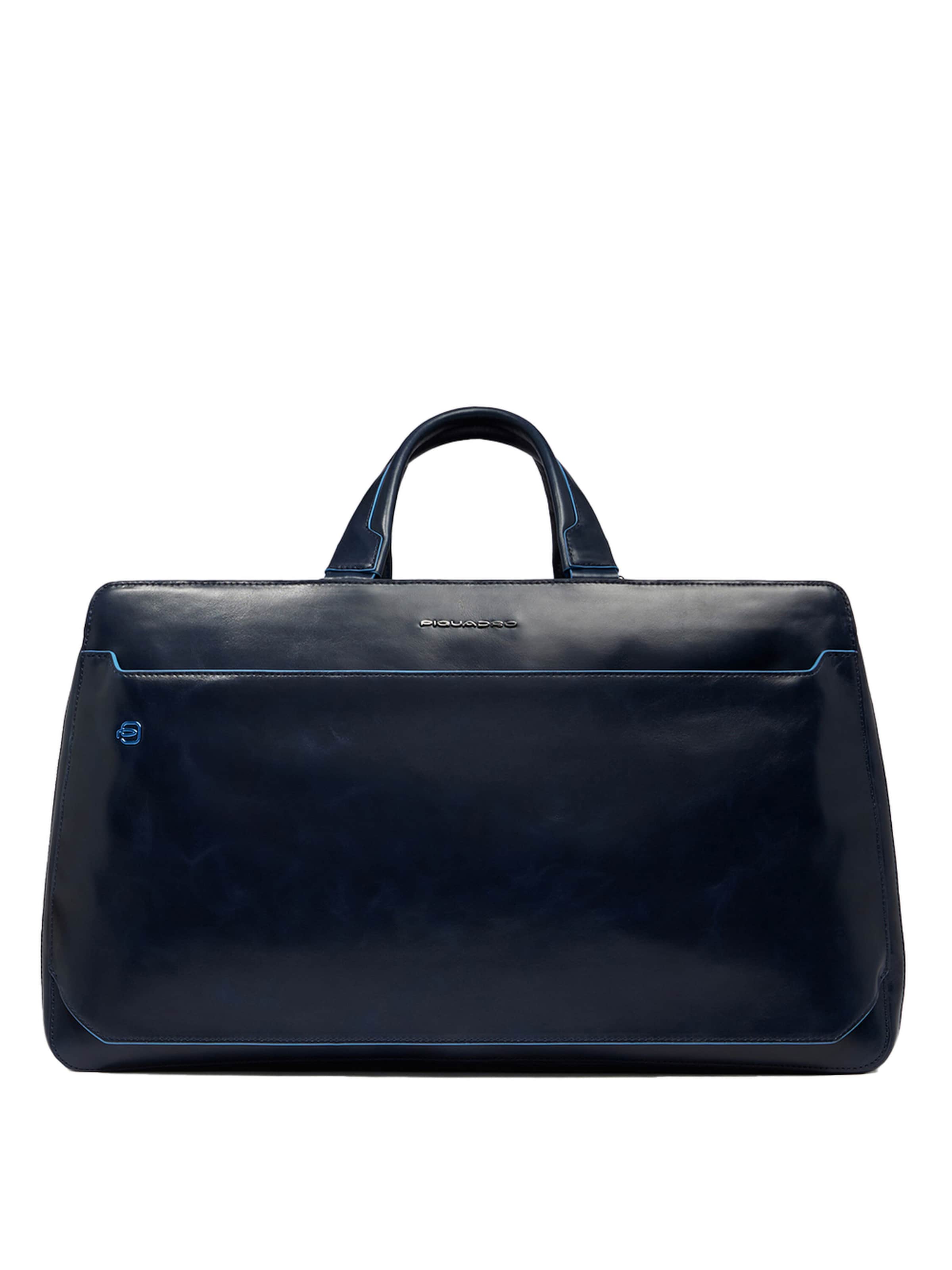 Piquadro Weekendtas in Blauw: voorkant