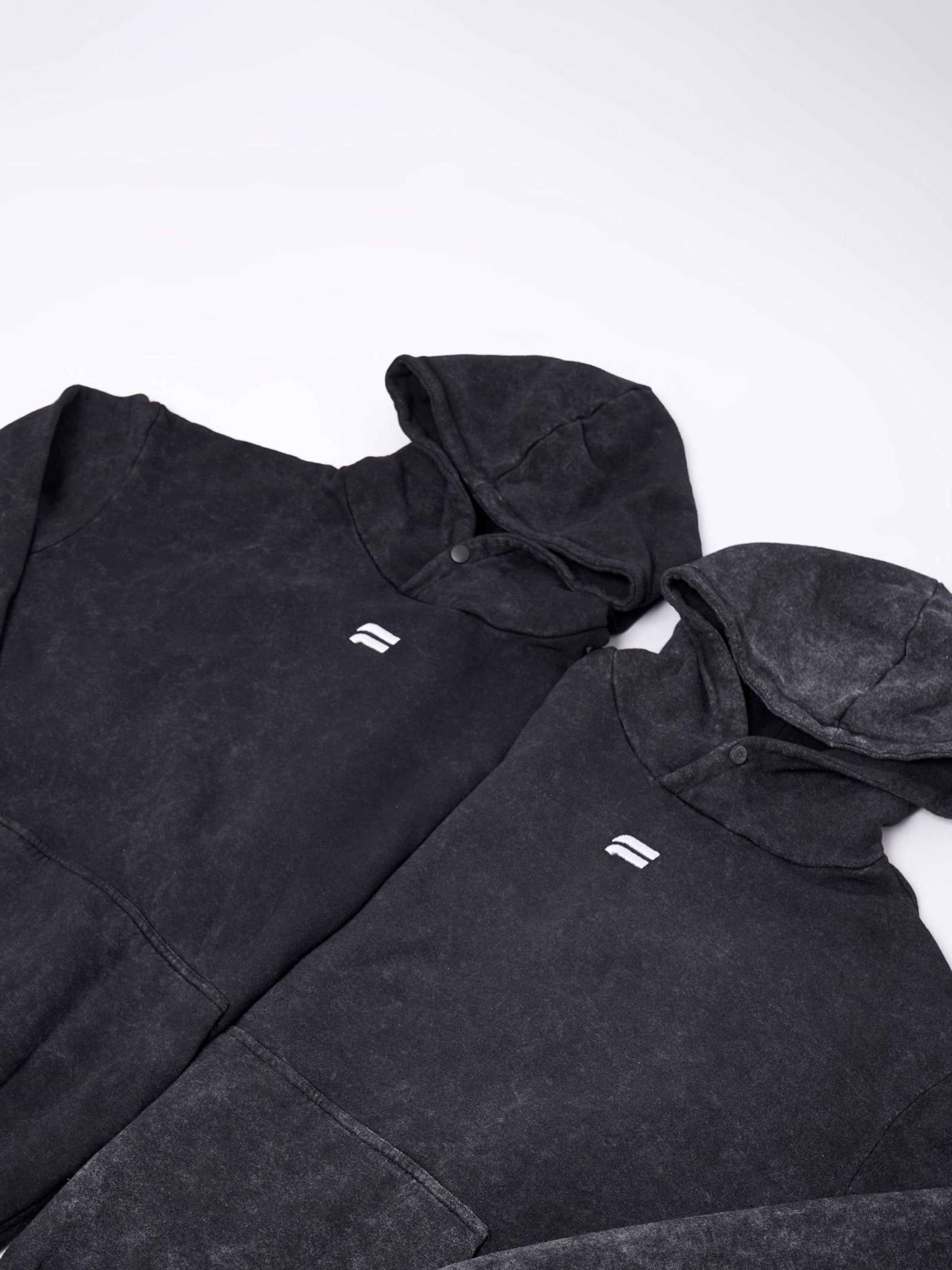 Fortex Fitness Pullover 'Essential Oversized Hoodie'‌‌‌‌‌‌ in Grau: Vorderseite