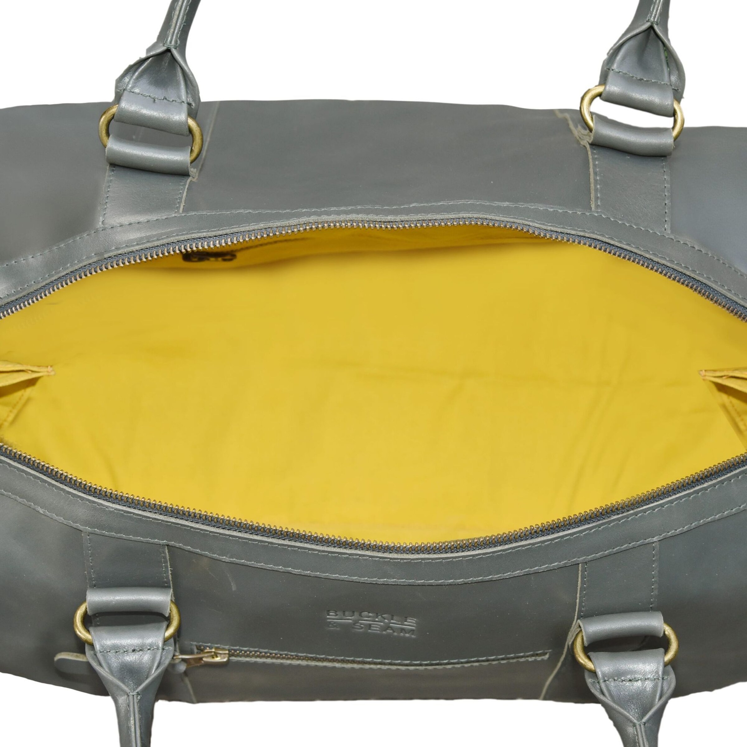 Buckle & Seam Weekend bag 'Willow' in Grey
