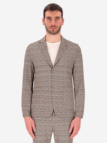 Distretto12 Regular Fit Sakko 'Aval' in Braun: Vorderseite