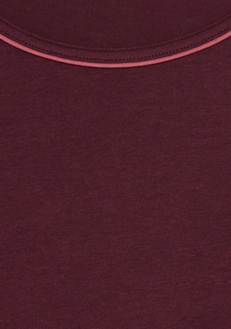LASCANA - Camiseta para dormir en rojo