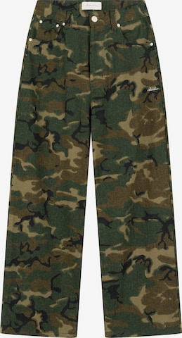 Another Cotton Lab Regular Jeans in Grün: Vorderseite