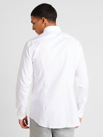 Coupe slim Chemise business 'P-Hanks' BOSS Black en blanc