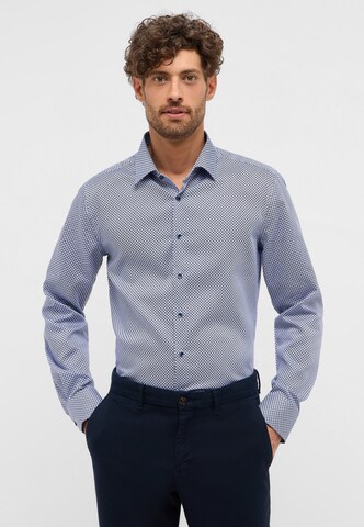 ETERNA Slim fit Business shirt in Blue: front