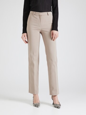 Coupe slim Pantalon à plis 'NOOWA' Tiger of Sweden en gris : devant