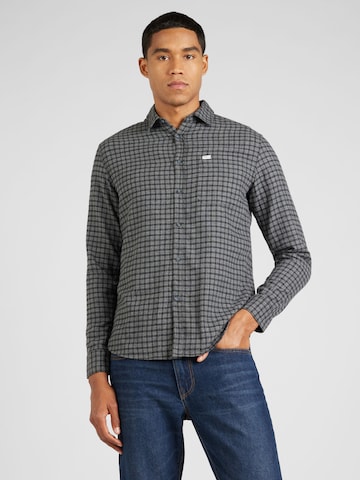 Pepe Jeans - Regular Fit Camisa 'CONSTER' em cinzento: frente