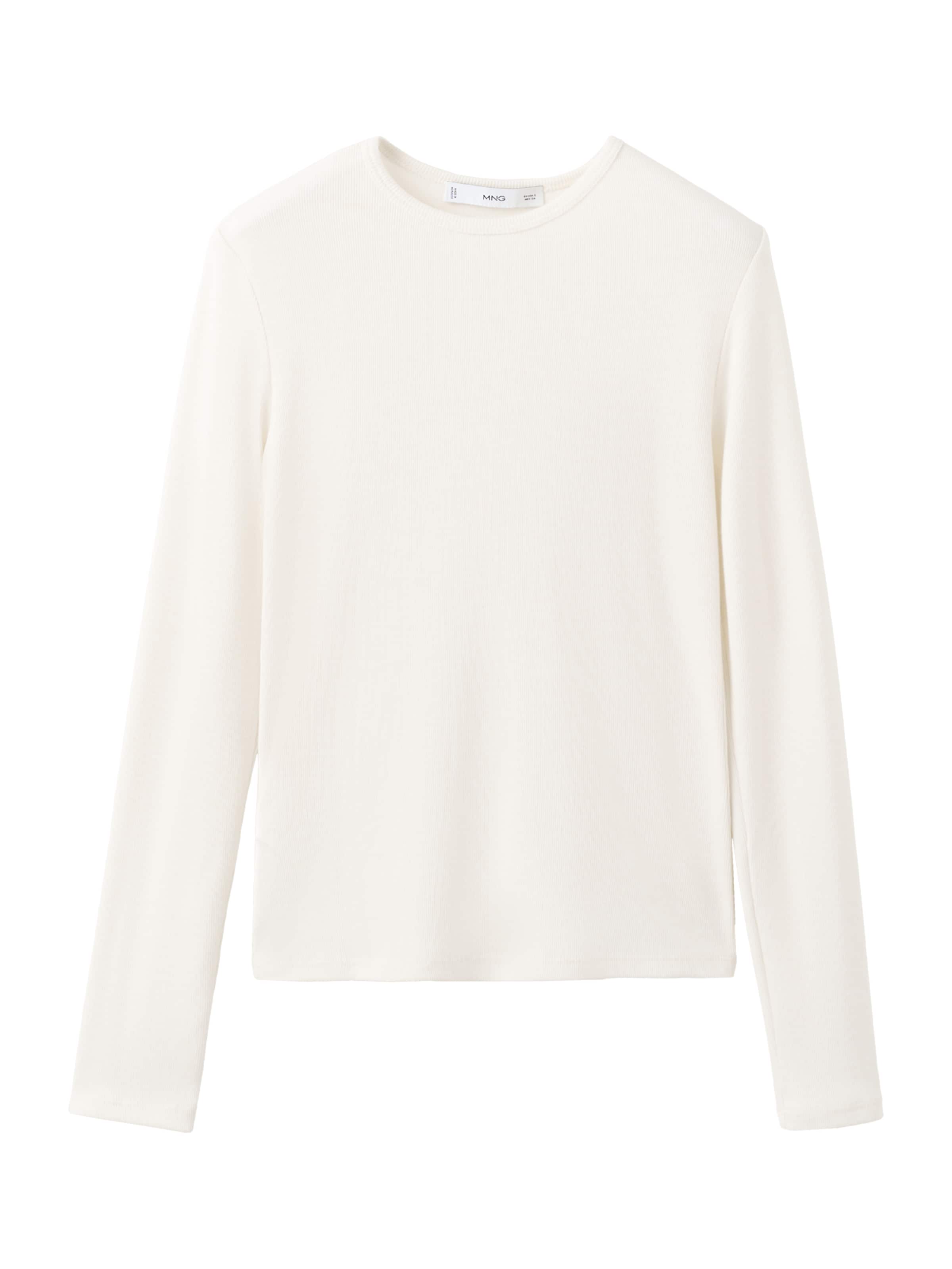 MANGO Tričko 'LILOCA' – bílá: přední strana