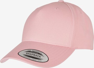 Cappello da baseball di Flexfit in rosa: frontale