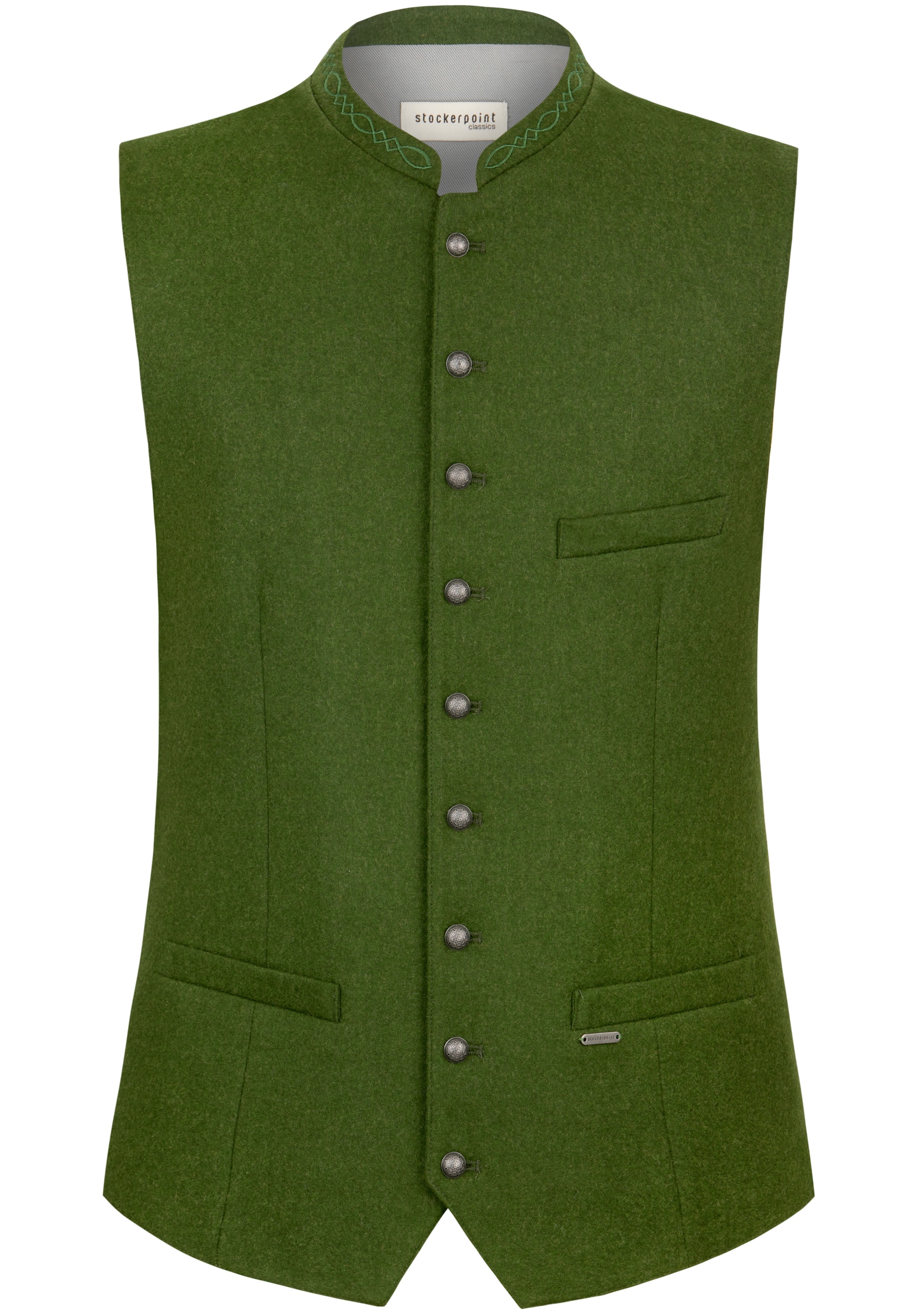 STOCKERPOINT Weste in Grün: Vorderseite