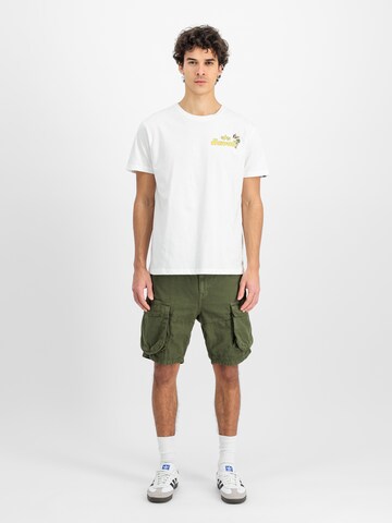 ALPHA INDUSTRIES T-Shirt 'Pearl Harbor' in Weiß