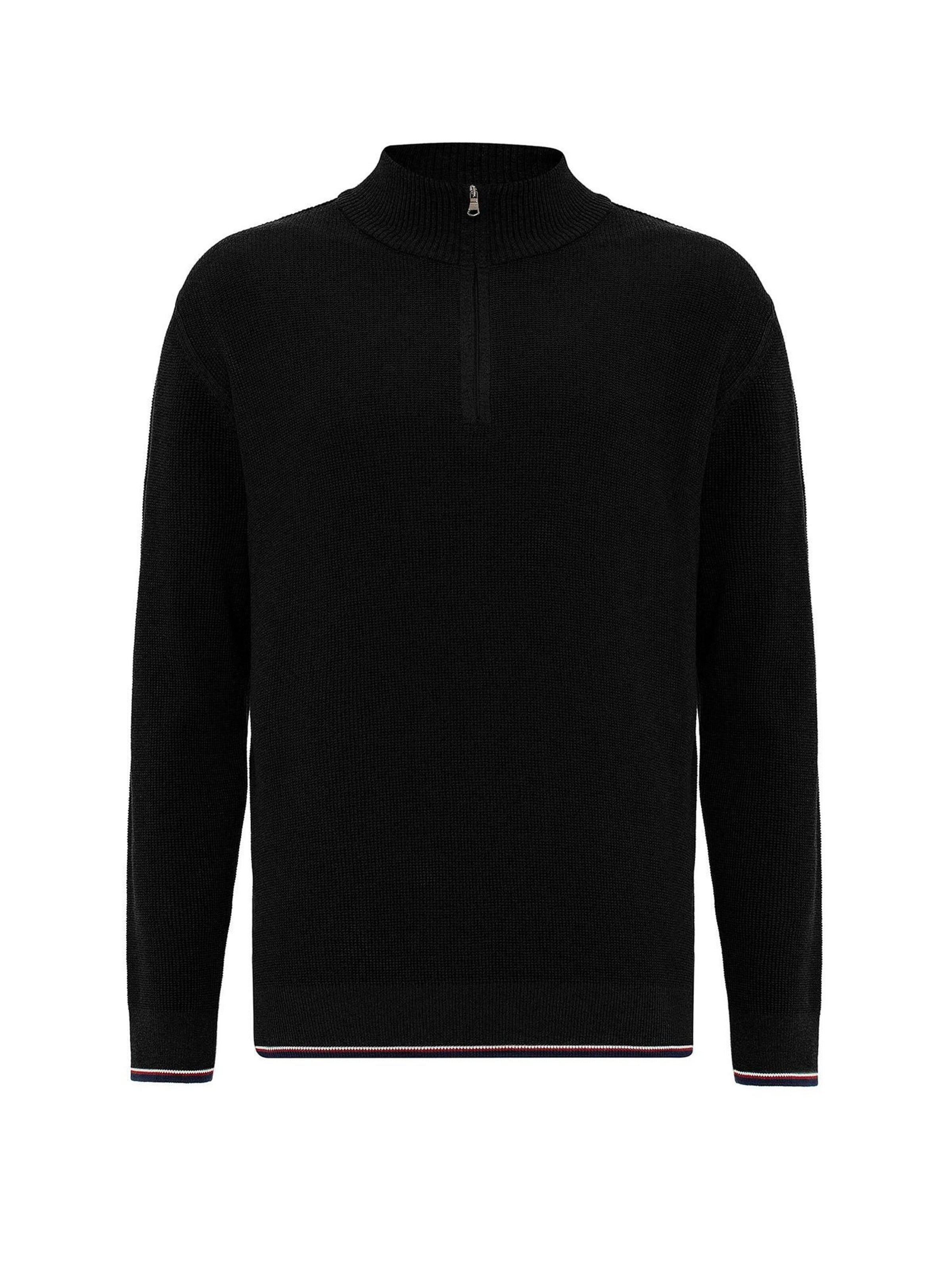 Jacey Quinn Kampsun, värv must: eest vaates