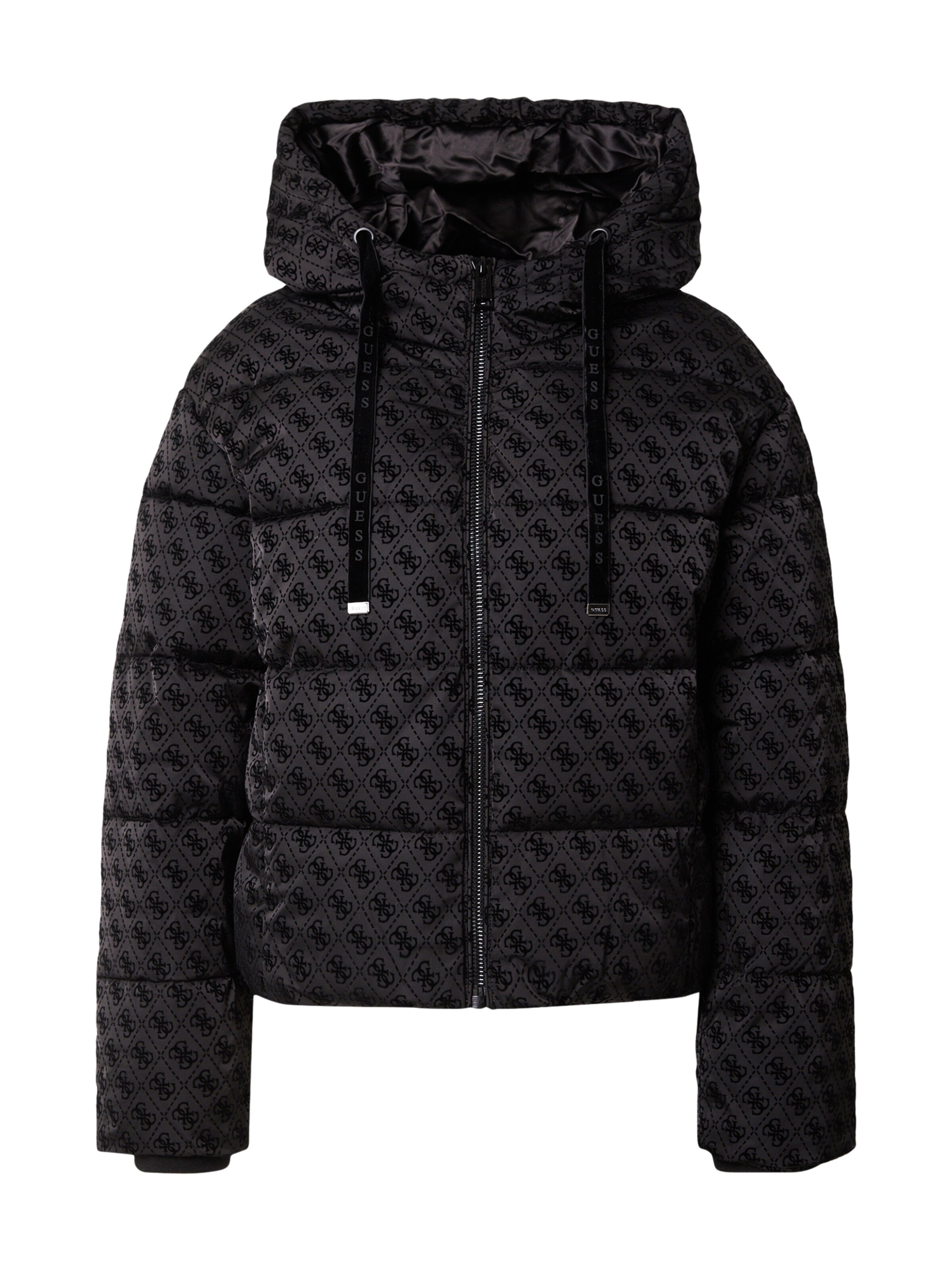 GUESS Jacke 'DAISY' in Schwarz: Vorderseite