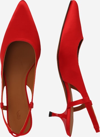 Polo Ralph Lauren Slingback pumps i röd