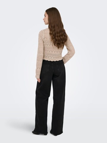 ONLY Sweater 'Elke' in Beige