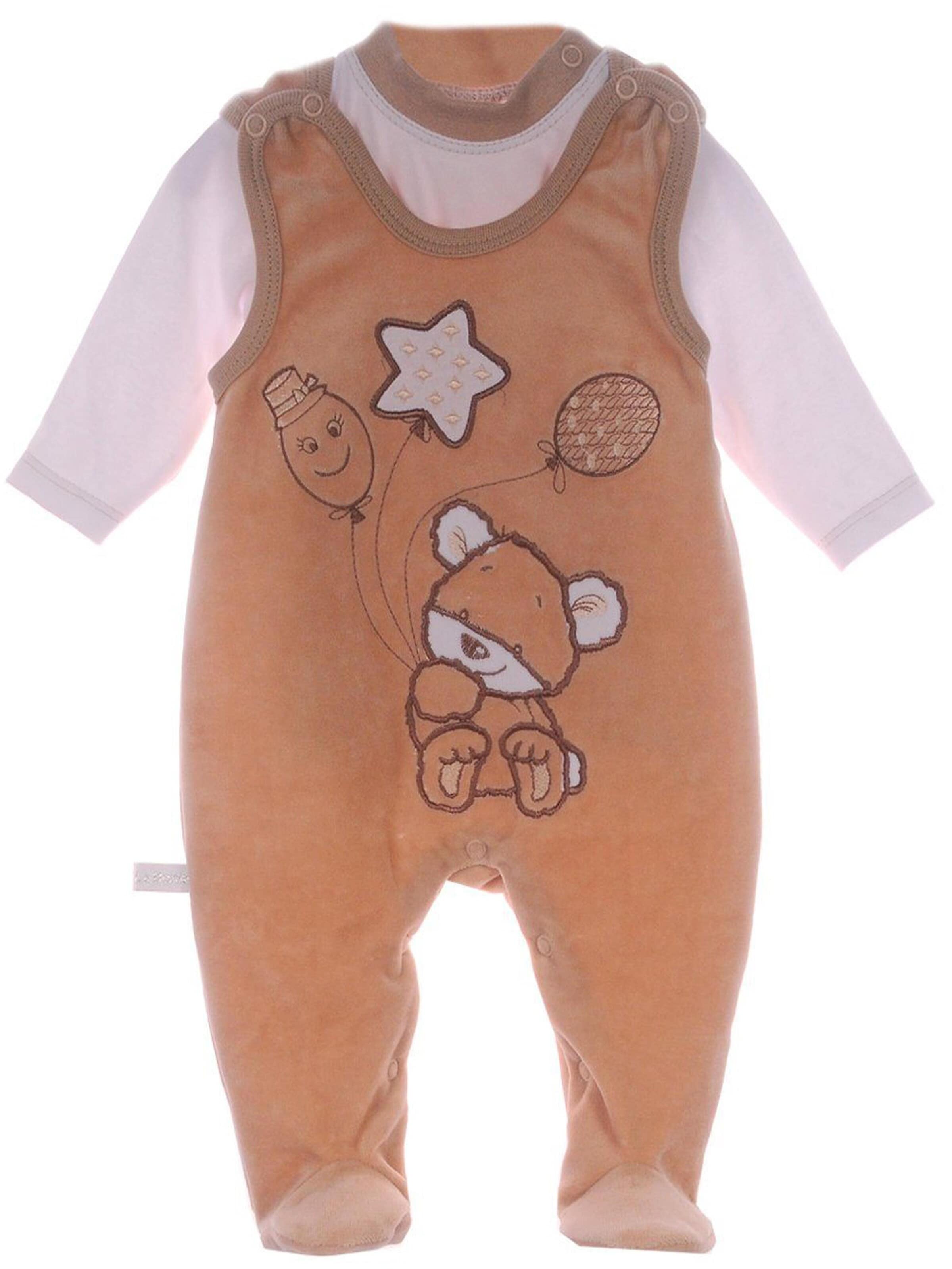 La Bortini Set in Brown: front