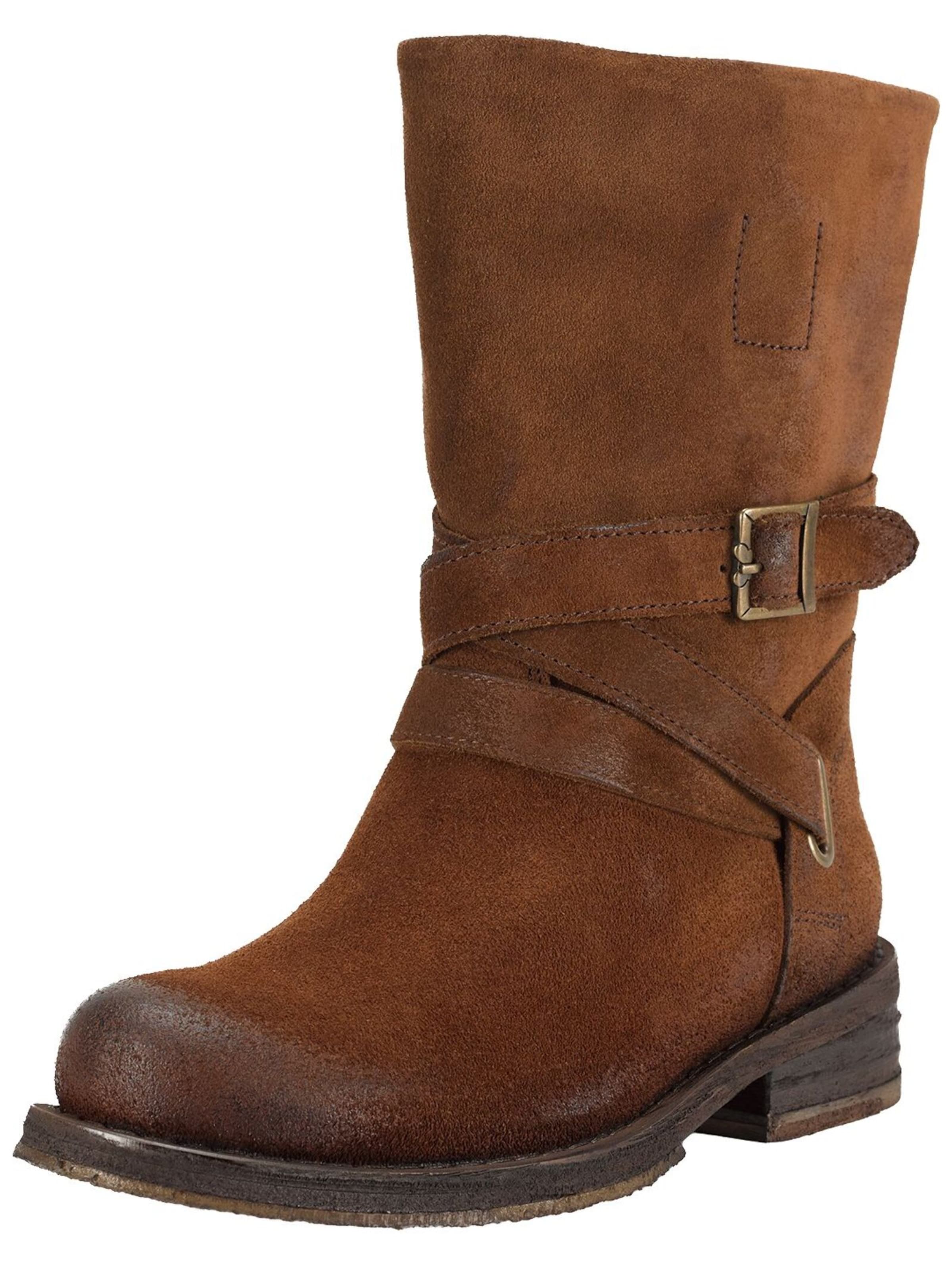 Felmini Wide Fit Boots 'Cooper' in Braun: Vorderseite