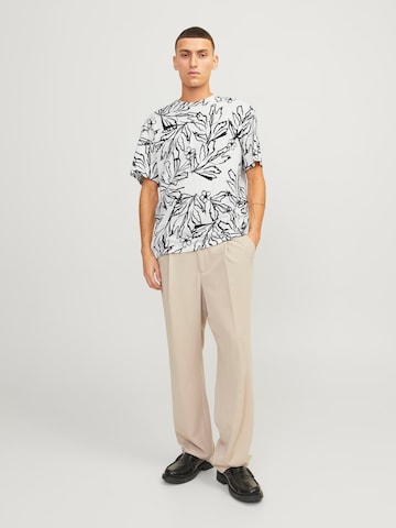JACK & JONES Tričko 'JORLAFAYETTE' - Biela