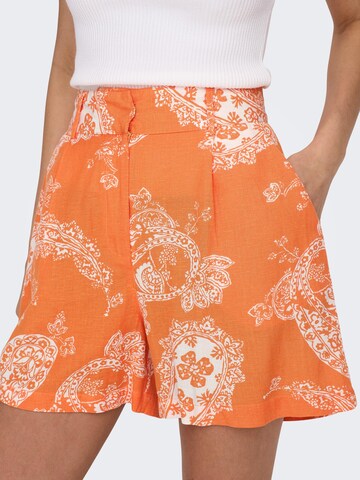 ONLY Regular Панталон с набор 'BELLA' в оранжево