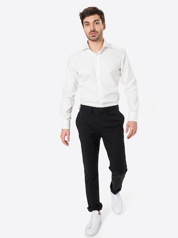 ETERNA - Ajuste regular Camisa de negocios en blanco