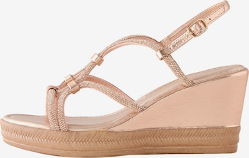 Sandales à lanières 'Forever Comfort' Next en or : devant