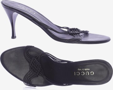 Gucci Sandals & High-Heeled Sandals in 37 in Black: front