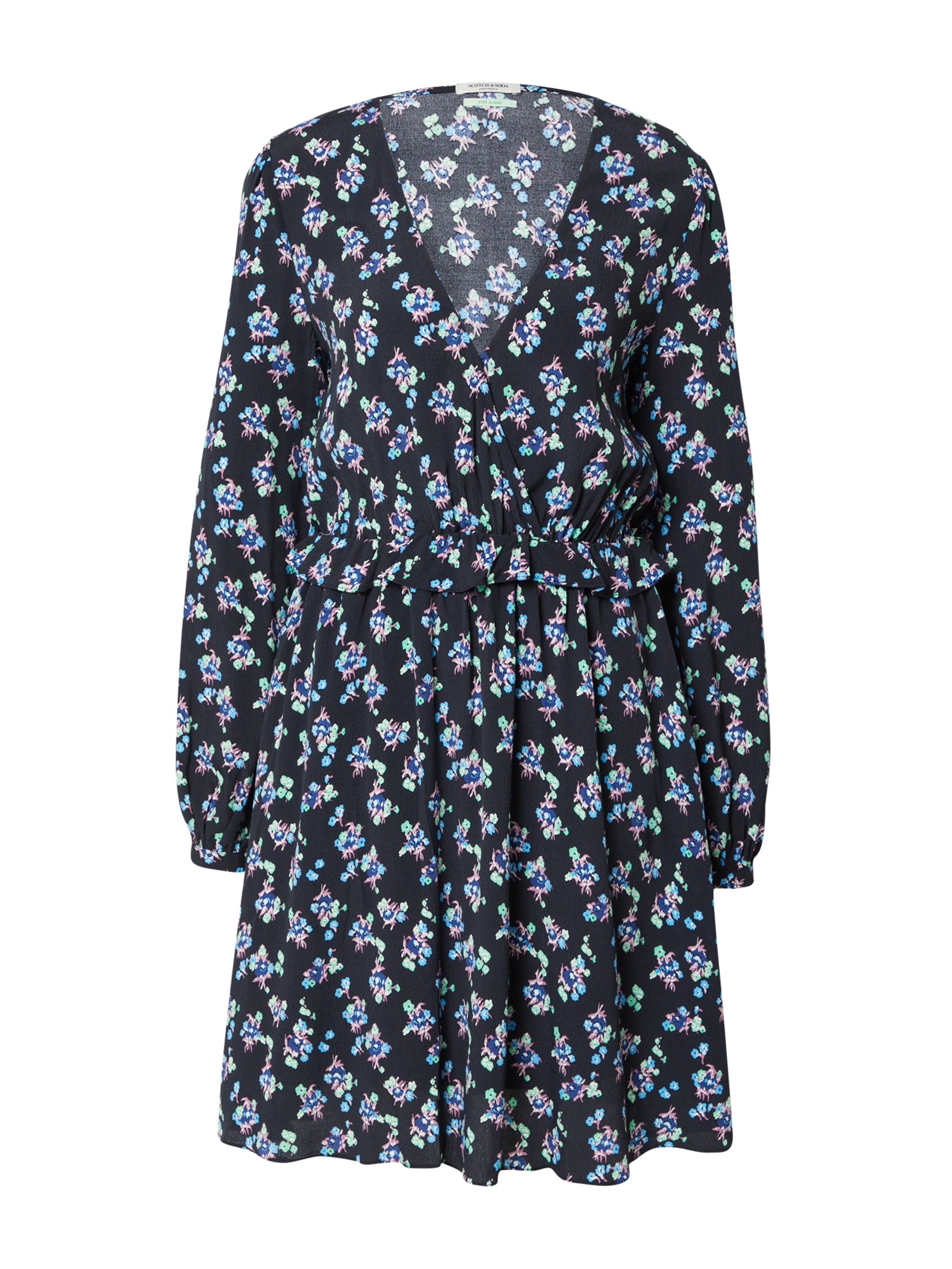 SCOTCH & SODA Jurk in Blauw: voorkant