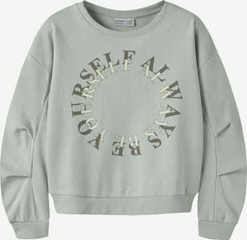 Sweat-shirt NAME IT en vert : devant