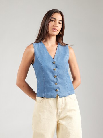 ONLY Vest 'ONLIRIS CHARIS' in Blue: front