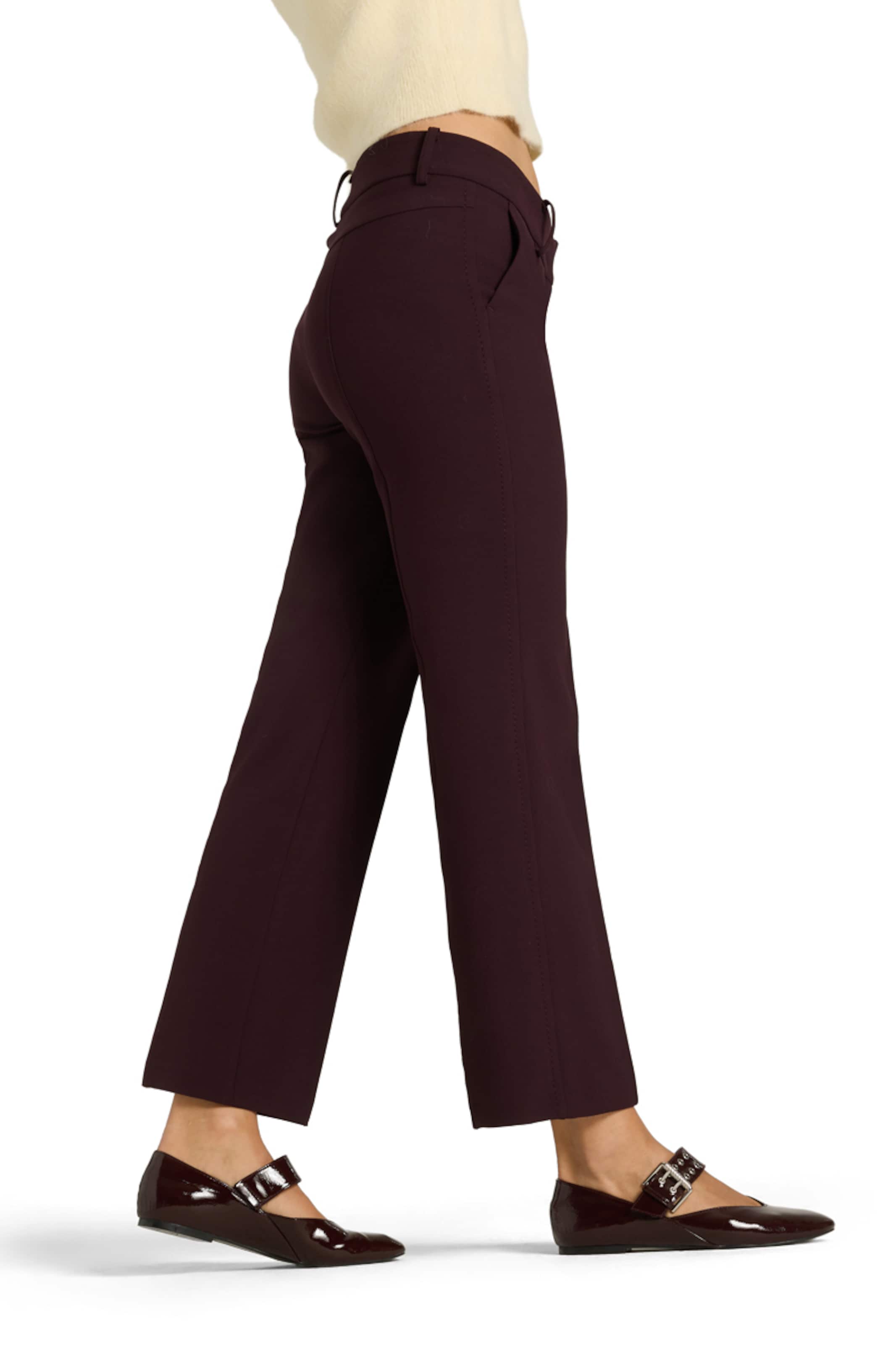 Cambio Regular Trousers 'Farah' in Purple