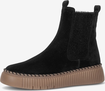 GABOR Ankle Boots in Black: front