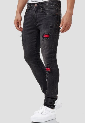 INDICODE JEANS Skinny Jeans 'Ralph' in Black