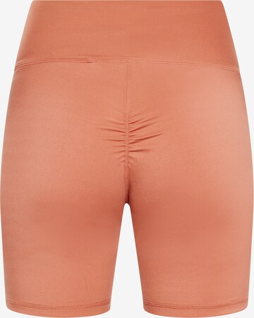 myMo ATHLSR Skinny Sportbroek in Oranje