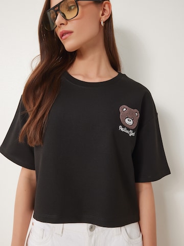 Happiness İstanbul Tričko - Čierna